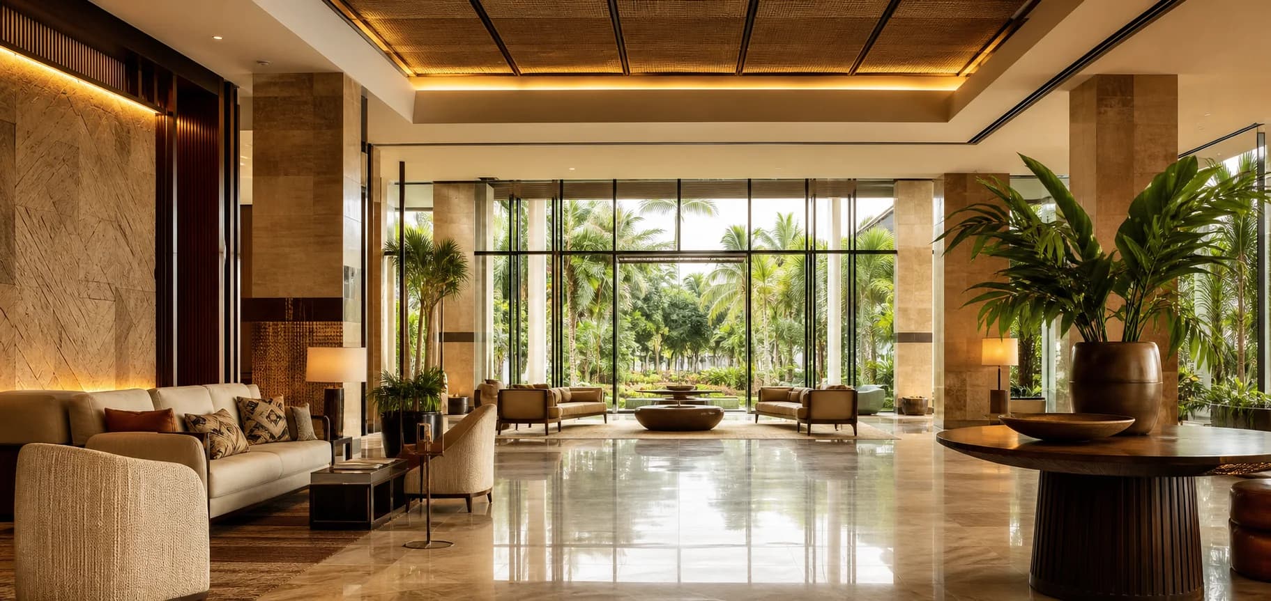 Premium Nigerian hotel interior